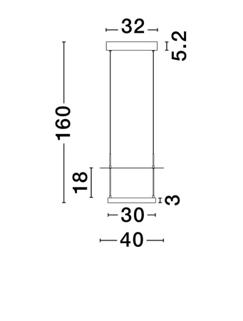 Luces Exclusivas lampa wisząca LED Tiraque ściemnialna 29W 1650lm 3000K IP20 czarna LE44628