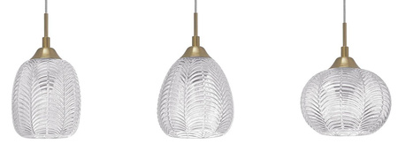 Luces Exclusivas lampa wisząca Alcala 3xE27 złota LE41858