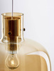 Luces Exclusivas lampa wisząca Padre Ε27 złoto/bursztynowa LE42637