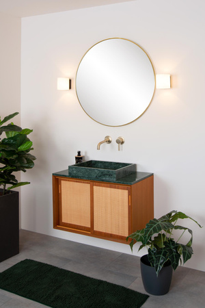 Lucide kinkiet łazienkowy Jelte G9/33W Ø 12cm czarny 04203/01/30