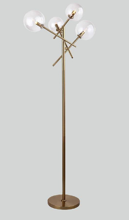 Maxlight lampa podłogowa Lollipop 4xG9 mosiężna 155cm F0042