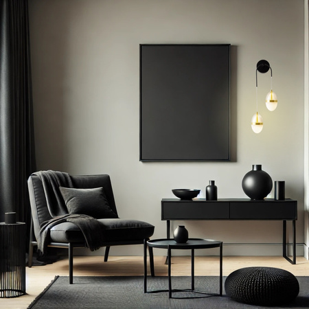 Luces Exclusivas kinkiet LED Arena 24W 2704lm 3000K IP20 czarno/złoty LE44334