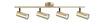 Candellux plafon (reflektorki) Colly 4xGU10 mosiężny 94-01740
