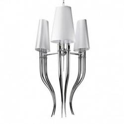 Azzardo żyrandol / lampa wisząca Diablo 6xE14 biała/chrom AZ1232