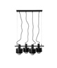 Ummo lampa wisząca Enkel 4 4xE27 czarna EN4422P0