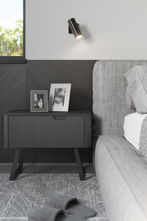 Sollux plafon (reflektorki) Direzione 3 GU10 czarny SL.0501