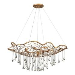 Quintiesse lampa wisząca Laguna 6xE14 złota QN-LAGUNA-6P