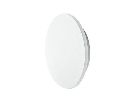 Azzardo kinkiet łazienkowy LED Ancona S 6W 445lm 3000K biały Ø13,5cm IP54 AZ2192