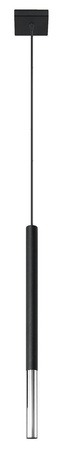 Sollux lampa wisząca Mozaica 1 G9 czarna/chrom SL.0885
