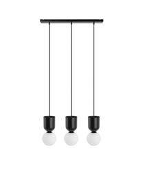 Ummo lampa wisząca potrójna Luoti 3L 3xG9 czarna LUL322P0