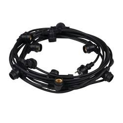 Kanlux girlanda GRL 10xE27 11m czarna IP44 35754