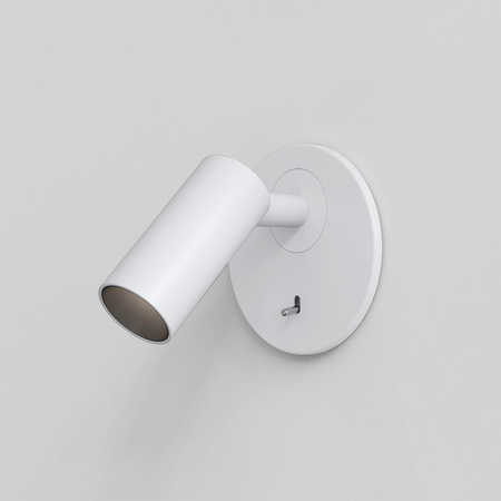 Astro kinkiet LED (reflektorek) Micro Recess Switched 3,4W 166lm 2700K Ø8cm biały 1407006