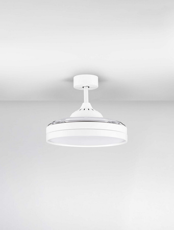 Luces Exclusivas wentylator LED Caranavi Ø 107 cm 36W 4100lm 3000-6500K IP20 biały LE44970