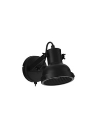 Luces Exclusivas kinkiet LED Bancos Ø 12 cm E14 1x5W IP20 czarny LE43715