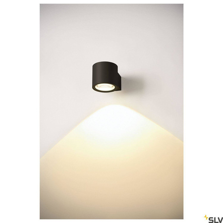 SLV kinkiet zewnętrzna LED Oculus 8,5W 570lm 2000/3000K czarny 1006307