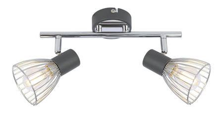 Candellux kinkiet (reflektorki) Modo 2xE14 czarny/chrom 92-61522