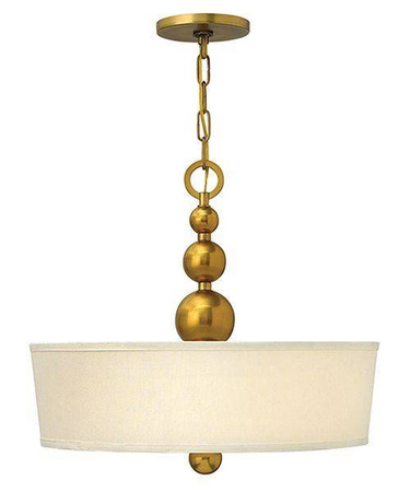 Elstead lampa wisząca Zelda 3xE27 mosiężna HK-ZELDA-P-B-VS