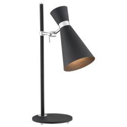 Argon lampka biurkowa Lukka E27 czarna 3894
