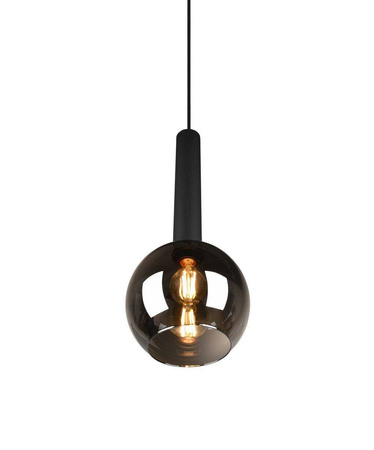 Trio lampa wisząca Clayton E27 czarna 310300132