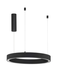 Luces Exclusivas lampa wisząca LED Bari ściemnialna Ø 60 cm 40W 2153lm 3000K IP20 czarna LE43274