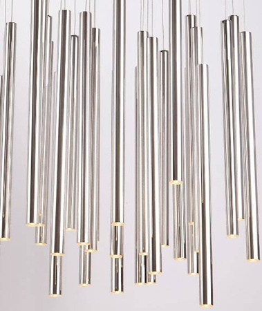 Maxlight lampa wisząca LED Organic I 33x1W + 4x3W 2200lm 3000K ściemnialna chrom Ø62cm P0175D