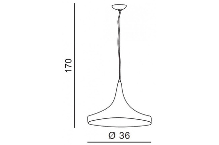 Azzardo lampa wisząca Chink E27 biało/złota AZ1342