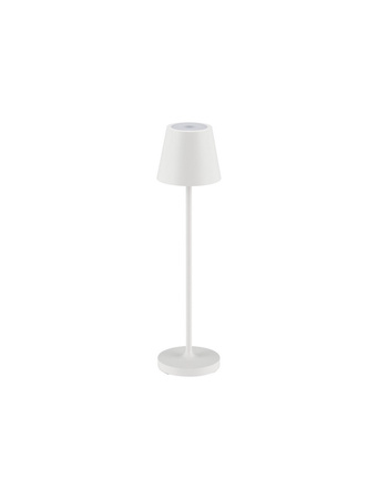 Luces Exclusivas lampa stołowa zewnętrzna LED Tercero Ø 7cm 2W 101lm 3000K IP54 wys. 28 cm biała LE73656