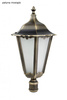 Su-ma latarnia Retro Classic 3xE27 czarna/patyna IP43 OGMWN 3