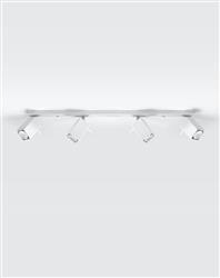 Sollux plafon (reflektorki) Merida 4l 4xGU10 biały SL.0463