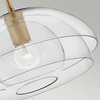 Quintiesse lampa wisząca Lotus E27 mosiężna QN-LOTUS-P-HBR