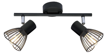 Candellux kinkiet (reflektorki) Fly 2xE14 czarny 92-61898