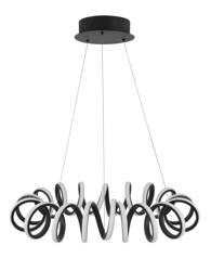 Luces Exclusivas lampa wisząca LED Godoy 45W 3375lm 3000K czarna LE41641