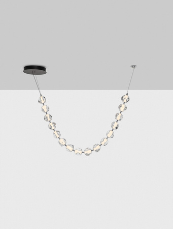 Luces Exclusivas lampa wisząca LED Chepen ściemnialna 71W 5044lm 3000K IP20 czarna LE44423