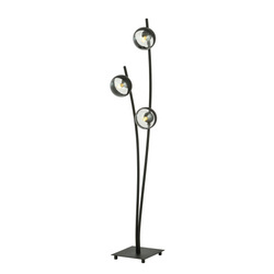 Emibig lampa stojąca Hunter LP3 3xE14 czarna 150cm 1101/LP3