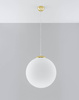 Sollux lampa wisząca Ugo 40 E27 biało/złota SL.0717