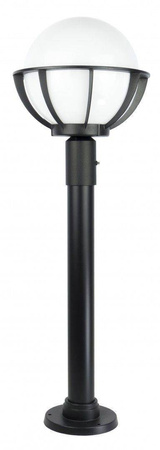 Su-ma lampa stojąca zewnętrzna Kule z koszykiem 250 E27 czarna/patyna 90cm IP43 K 5002/2/KPO 250 OP
