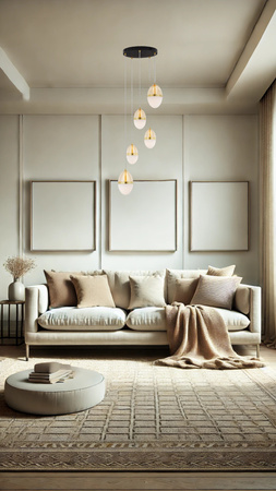 Luces Exclusivas lampa wisząca LED Arena Ø 45 cm 59W 6112lm 3000K IP20 czarno/złota LE44331