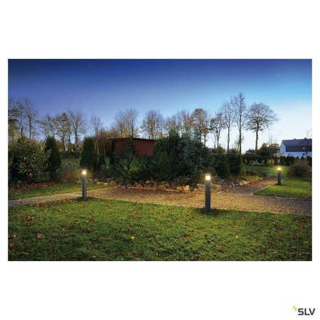 SLV lampa stojąca zewnętrzna F-Pol E27 antracytowa 86cm IP54 231595