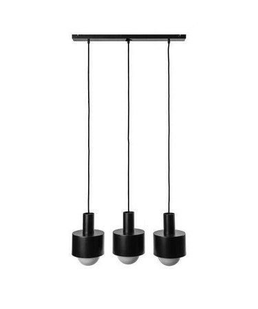 Ummo lampa wisząca Enkel 3 3xE27 czarna EN3322P0