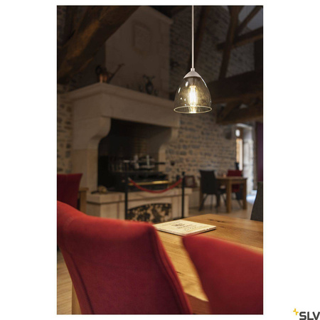SLV lampa wisząca Para Cone GU10 biała Ø13,5cm 1006160