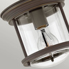 Quintiesse plafon łazienkowy Hadrian E27 brązowy IP44 QN-HADRIAN-MINI-F-OZ-CLEAR