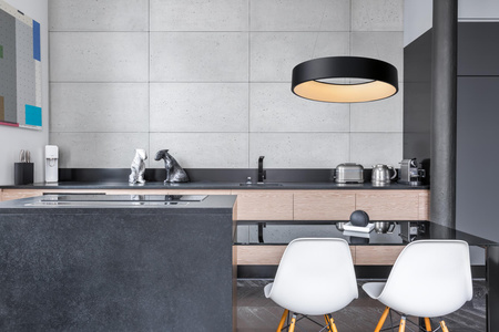 Lucide lampa wisząca Talowe LED Ø 60 cm 39W 3000K czarna 46400/42/30