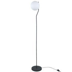 Italux lampa podłogowa Carimi E27 grafitowa 152cm FL-3300-1-BK