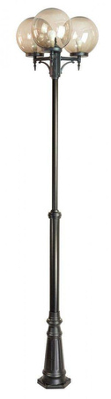 Su-ma latarnia Kule Classic 3xE27 czarna/patyna 190-290cm IP43 OGMWN 3 300 FU