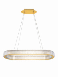 Luces Exclusivas lampa wisząca LED Yotau ściemnialna 70W 5444lm 3000K IP20 złota LE44730