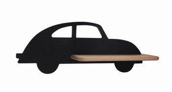 Candellux kinkiet dziecięcy LED z półką IQ Kids Car 5W 250lm 4000K czarny 21-84781