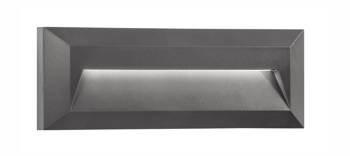 Luces Exclusivas oprawa ścienna zewnętrzna LED Terrassa 2W 160lm 3000K szara IP54 LE71438