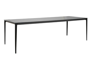 King Home Stół SLIM 240x100 czarny - ceramiczny marmur, aluminium KH1501100240