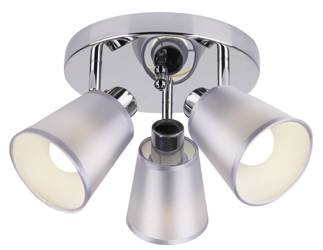 Candellux plafon (reflektorki) Pin 3xE14 chrom 98-70661