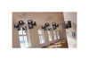 Azzardo kinkiet Impress Wall E27 brązowy/chrom AZ2904